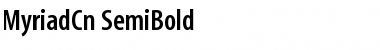 MyriadCn-SemiBold Font