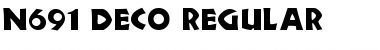 N691-Deco Regular Font