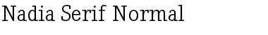 Nadia Serif Normal Font