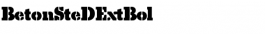 BetonSteDExtBol Regular Font
