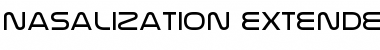 Nasalization Extended Light Font
