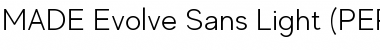 MADE Evolve Sans Light Font