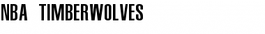 NBA Timberwolves Font