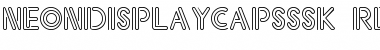 NeonDisplayCapsSSK Font