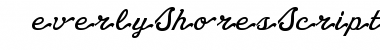 BeverlyShoresScript SGA Regular Font
