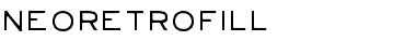 NeoRetroFill Font