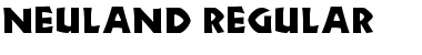 Neuland Regular Font