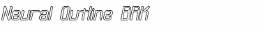 Neural Outline BRK Font