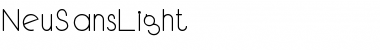 NeuSansLight Font