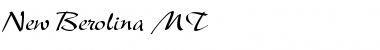 New Berolina MT Font