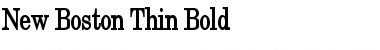 New Boston Thin Font