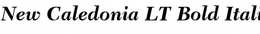 NewCaledonia LT Bold Italic