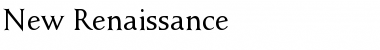 New Renaissance Font