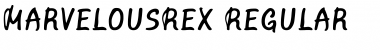 Marvelous Rex Regular Font
