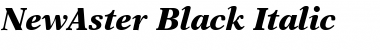 NewAster-Black Font