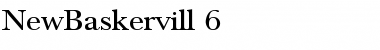 NewBaskervill 6 Regular Font