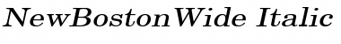 NewBostonWide Italic