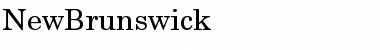NewBrunswick Font