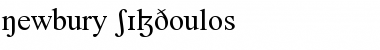 Newbury SILDoulos Regular Font