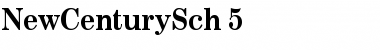 NewCenturySch 5 Font