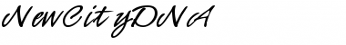NewCityDNA Font