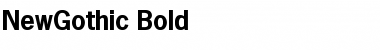 NewGothic-Bold Regular Font