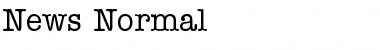 News Normal Font