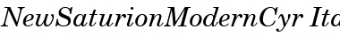NewSaturionModernCyr Font