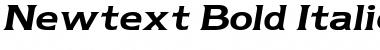 Newtext Bold Italic Font