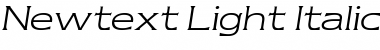 Newtext Light Italic