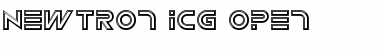 Newtron ICG Open Font