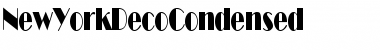 NewYorkDecoCondensed Regular Font