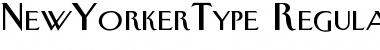NewYorkerType Font