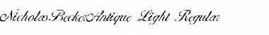 NicholasBeckerAntique-Light Font