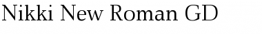 Nikki New Roman GD Font