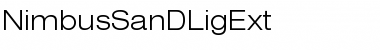 NimbusSanDLigExt Regular Font