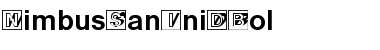 NimbusSanIniDBol Regular Font