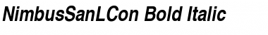 NimbusSanLCon Bold Italic