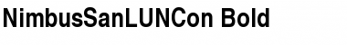 NimbusSanLUNCon Bold Font