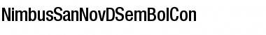 NimbusSanNovDSemBolCon Regular Font