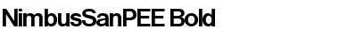 NimbusSanPEE Bold Font