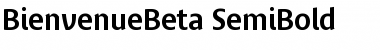 BienvenueBeta SemiBold Font
