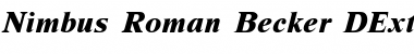 Nimbus Roman Becker DExtBol Italic Font