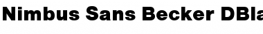 Nimbus Sans Becker DBla Regular Font