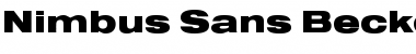 Nimbus Sans Becker DBlaExt Regular Font