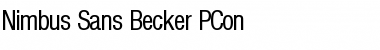 Nimbus Sans Becker PCon Font