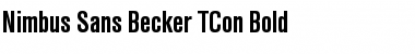 Nimbus Sans Becker TCon Font