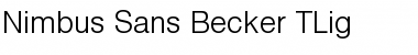 Nimbus Sans Becker TLig Regular Font