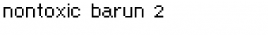 nontoxic_barun_2 Regular Font