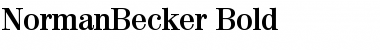 NormanBecker Font